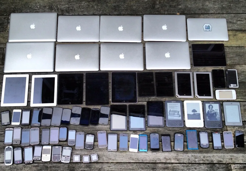 lots of different devices