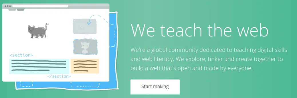 Webmaker screenshot